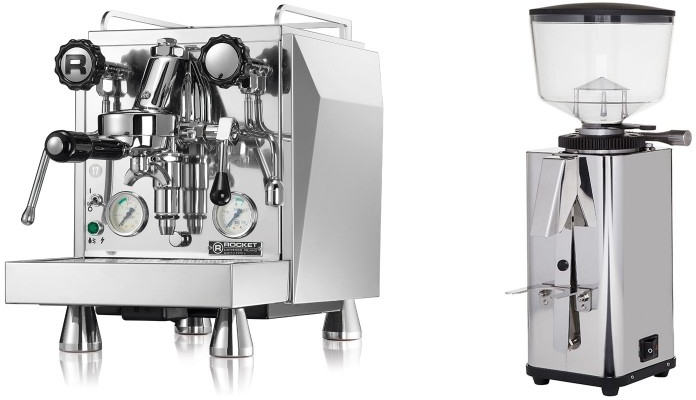 Set Rocket Espresso Giotto Cronometro V + ECM S-Manuale 64