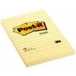 Samolepící bloček, 102x152 mm, 100 lístků, linkovaný, 3M POSTIT, žlutý – Hledejceny.cz