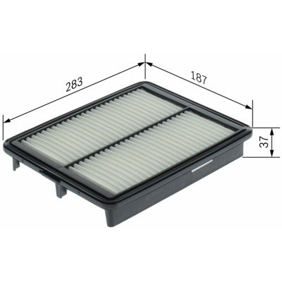 Vzduchový filtr BOSCH F 026 400 806 – Hledejceny.cz