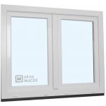 KNIPPING Plastové okno - 70 AD, 1200x900 mm, O+OS klapačka, bílá Sklo: čiré – Zbozi.Blesk.cz