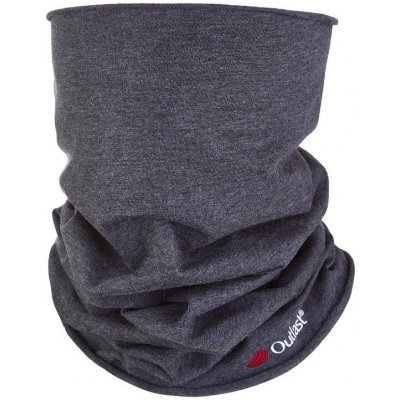 Little Angel Nákrčník multifunkční tenký Outlast tm.šedý melír – Zboží Dáma