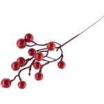 MagicHome Větvička Vánoce Berries červená 27 cm – Hledejceny.cz