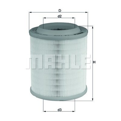 MAHLE ORIGINAL Vzduchový filtr LX1275 – Hledejceny.cz
