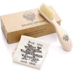 Kartáč na plnovous Kent BRD2 — Right Handed Beard Brush