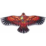 TFY No.3769 Velký drak ve tvaru orla se šňůrou a rukojetí 143 x 67,5cm,černá – Zboží Dáma