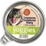 Yoggies s lososem a tuňákem v lahodné želé omáčce 85 g – Sleviste.cz