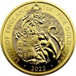 The Royal Mint zlatá mince The Lion of England The Royal Tudor Beasts Royal Mint 2022 1 oz – Zboží Dáma
