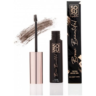 SOSU Cosmetics Brow Beautiful gel na obočí 02 Light Cool 5 ml