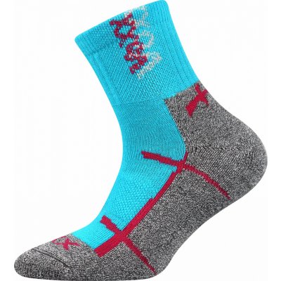 Voxx Dívčí sportovní ponožky klasická výška Wallík tyrkys – Zboží Mobilmania