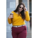 Italy fashion Dámský svetr COCOA Šalvějová, – Zboží Dáma