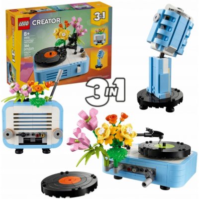 LEGO® Creator 31172 Gramofon s květinami – Zboží Živě