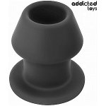 Addicted Toys Extreme Hollow Anal Plug Silicone M 8.7 cm dutý anální kolík – Zboží Dáma