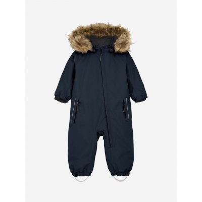 Dětská teplá zimní kombinéza s umělou kožešinou Color Kids Total Eclipse – Zboží Mobilmania