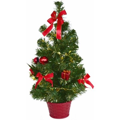 Dommio Stromek zdobený červený 50 cm – Zboží Dáma