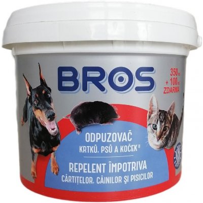 Bros Pachový odpuzovač krtků psů a koček 450 ml – Zbozi.Blesk.cz