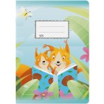 Papírny Brno Školní sešit 513 A5 linkovaný 12 mm – Zboží Dáma