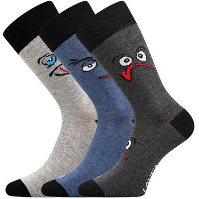 Lonka ponožky Woodoo mix G1 3 pár – Zboží Mobilmania