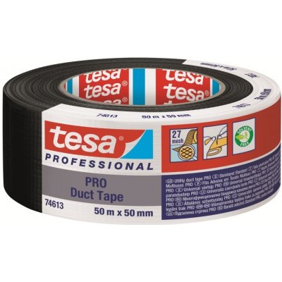 Tesa Duct Tape Páska opravná textilní 25 m x 50 mm černá – Hledejceny.cz
