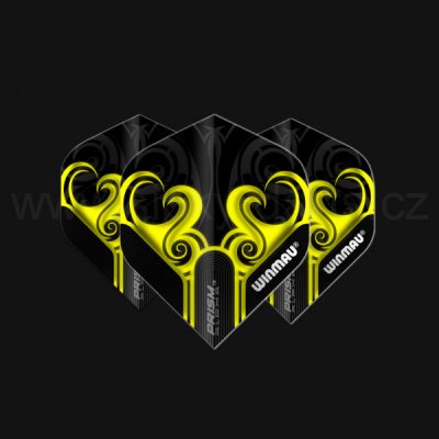 Winmau Prism ALPHA Black & Yellow – Sleviste.cz