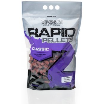 Mivardi Pelety Rapid Classic Red Halibut 1kg 4mm