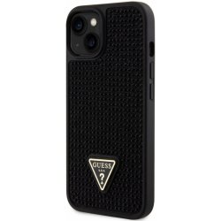 Guess Rhinestones Triangle Metal Logo iPhone 13 černé