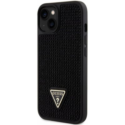 Guess Rhinestones Triangle Metal Logo iPhone 13 černé – Zbozi.Blesk.cz