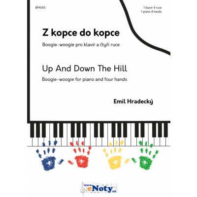 Emil Hradecký Z kopce do kopce 1 klavír 4 ruce + CD – Hledejceny.cz