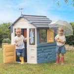 Smoby Domček meteorologicka stanica Štyri ročné obdobia 4 Seasons Playhouse so zvonkohrou vetromerom a zrážkomerom od 24 mes SM810731 – Zboží Dáma