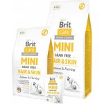 Brit Care Mini Grain-free Hair & Skin Salmon & Herring 7 kg – Zboží Mobilmania