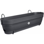 Elho Balkonový truhlík Vibia Campana Trough antracit 70 x 26 x 17 cm – Hledejceny.cz