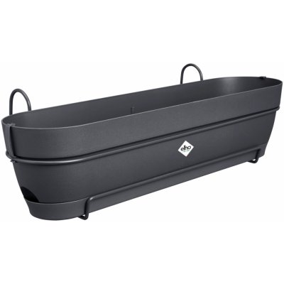 Elho Balkonový truhlík Vibia Campana Trough antracit 70 x 26 x 17 cm – Hledejceny.cz