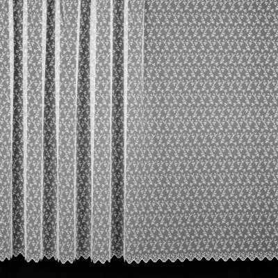 Mantis tylová záclona 564, vyšívané květinky, bílá, výška 120cm ( v metráži) – Hledejceny.cz