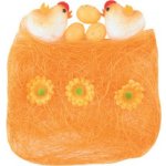 Sisal s dekoracemi oranžový 13 x 12 cm – Hledejceny.cz