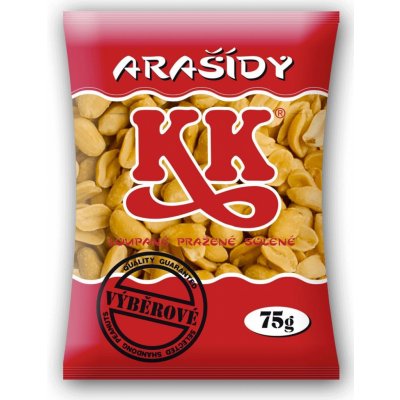 K&K arašídy pražené solené 75 g – Zbozi.Blesk.cz