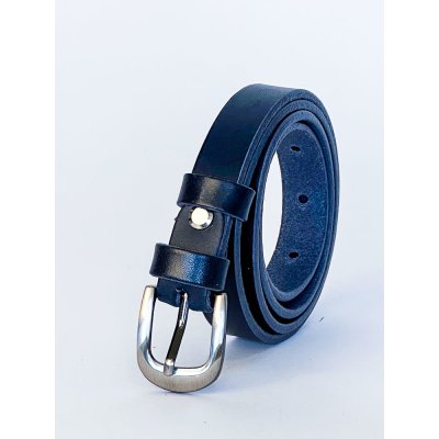 Dámský kožený pásek DM-1 5-24-07 tmavě-modrý – Zboží Mobilmania