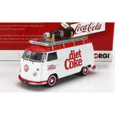 Corgi Volkswagen T1 Van Diet Coke Coca cola 1965 Bílá Červená 1:43