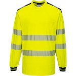 Portwest Reflexní tričko s dlouhým rukávem PW3 Hi-Vis žluté/černé 91345