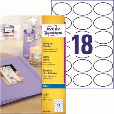 Avery Zweckform 10 listů, A4, bílé C6079-10 – Sleviste.cz