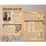 Narozeninové noviny 1965 – dvoustranné nebo jednostranné – Zboží Dáma