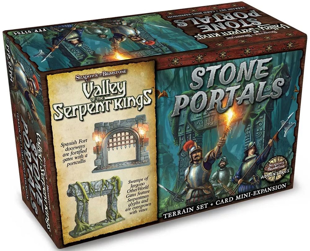 Flying Frog Productions Shadows of Brimstone: Valley of the Serpent Kings Stone Portals
