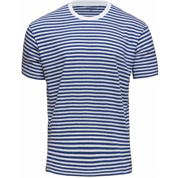 BHMP pánské konopné tričko HIRZO Navy-Stripes