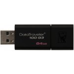 Kingston DataTraveler 100 G3 64GB DT100G3/64GB – Zboží Živě