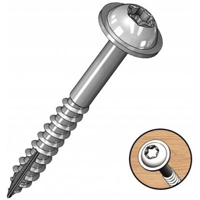 Šrouby do dřeva Milescraft 9,5 x 32 mm, 1000 ks – Hledejceny.cz