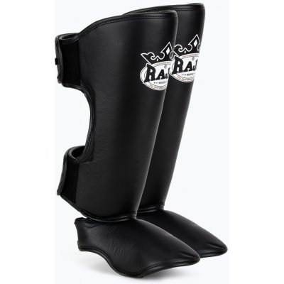 RAJA BOXING Chrániče holení a chodidel Lightweight Shin Guards Genuine Leather black – Zboží Dáma