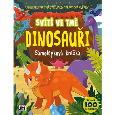 Samolepková knížka svítí ve tmě Dinosauři – Hledejceny.cz