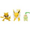 Figurka Boti Pokémon akční Chikorita Abra a Jolteon 5 -8 cm
