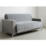 Mybesthome Přehoz na sedačku - pohovku FLANELA světle šedá 200x220 cm – Zboží Dáma