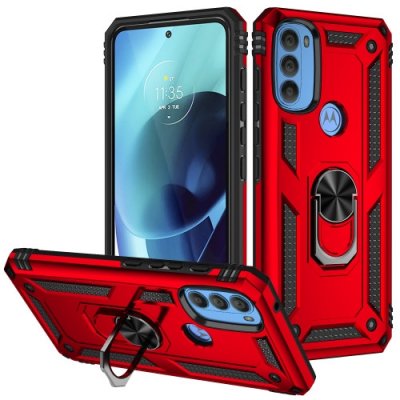 Vsechnonamobil 38596 RING Ochranný obal pro Motorola Moto G71 5G červený – Zboží Živě