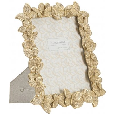 Mauro Ferretti Fotorámeček FARFALLE, skleněný, zlatý, 15x20 cm zlatý – Zboží Živě