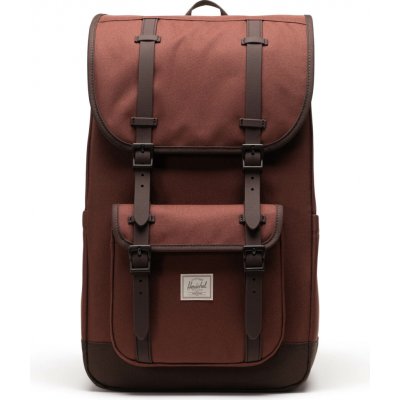 Herschel Supply Little America Chocolate Bwn Crshch Sdle Bwn 30 l – Zboží Dáma